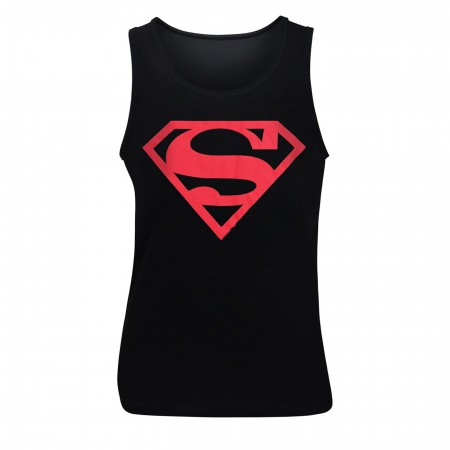 Superboy Red Symbol Tank Top