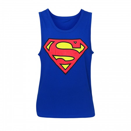 Superman Symbol Royal Blue Men's Tank Top