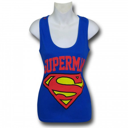 Superman Symbol All-Over Print Women's Tank Top