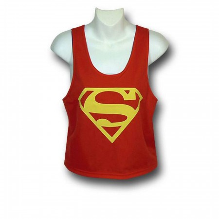 Superman Women's Reversible Mesh Tank Top