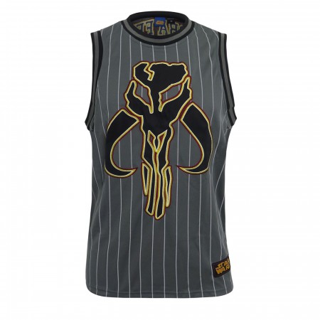 Star Wars Fett Embroidered Basketball Jersey