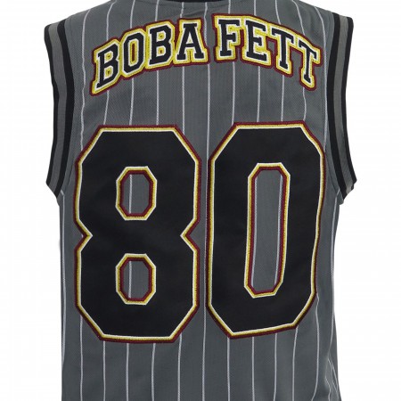 Star Wars Fett Embroidered Basketball Jersey