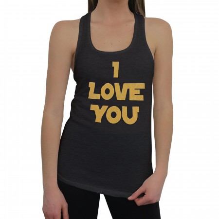 Star Wars I Love You Women's Racer Back Tank Top