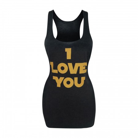 Star Wars I Love You Women's Racer Back Tank Top