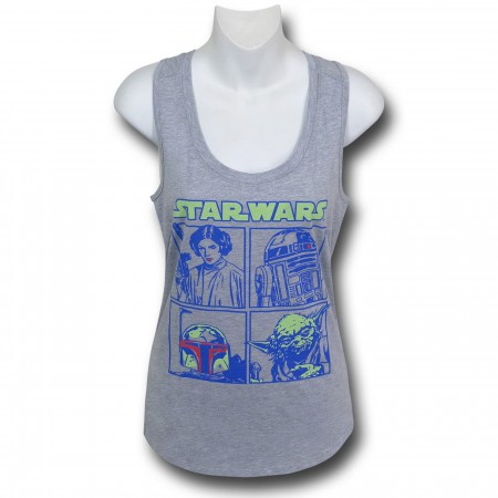 Star Wars Pop Boxes Women's Tank Top