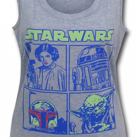 Star Wars Pop Boxes Women's Tank Top