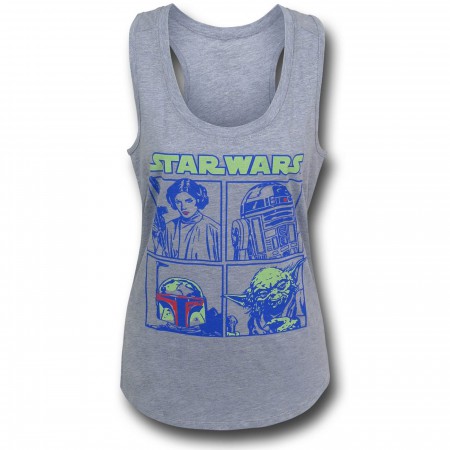 Star Wars Pop Boxes Women's Tank Top