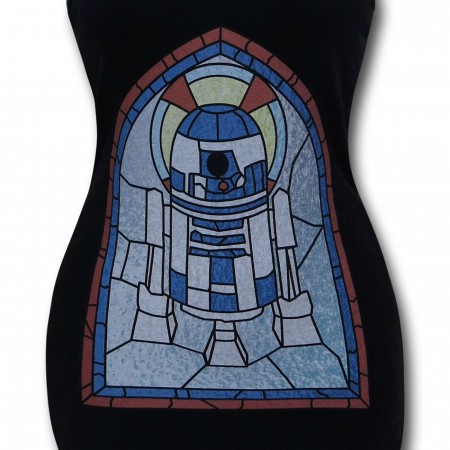 Star Wars R2-D2 Stained Glass Women's Tank Top