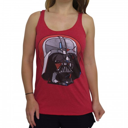 Star Wars Stained Glass Vader Women's Tank Top