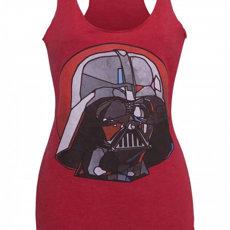 Star Wars Stained Glass Vader Women's Tank Top