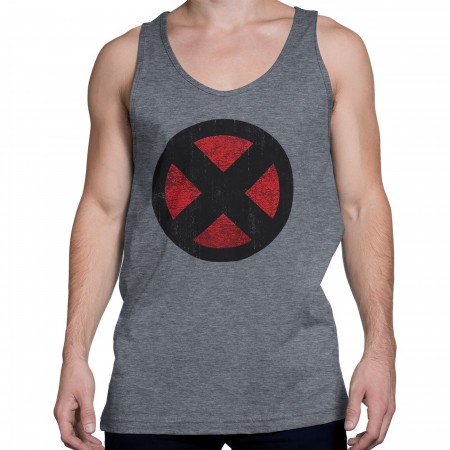 X-Men Distressed Symbol Men's Tank Top