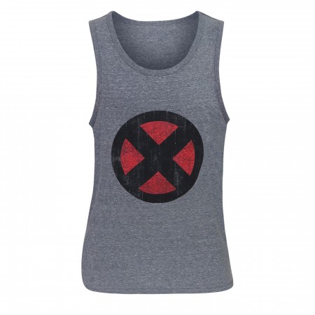 X-Men Distressed Symbol Men's Tank Top