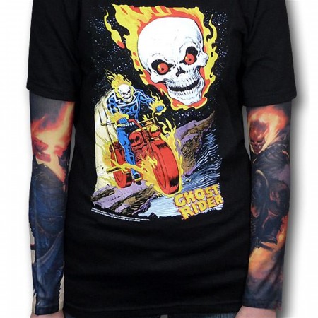 Ghost Rider Nylon Tattoo Sleeves- 2 Pack