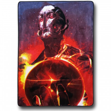 Ultron Earth Clutch Fleece Throw Blanket