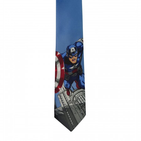 Captain America Charging Tie