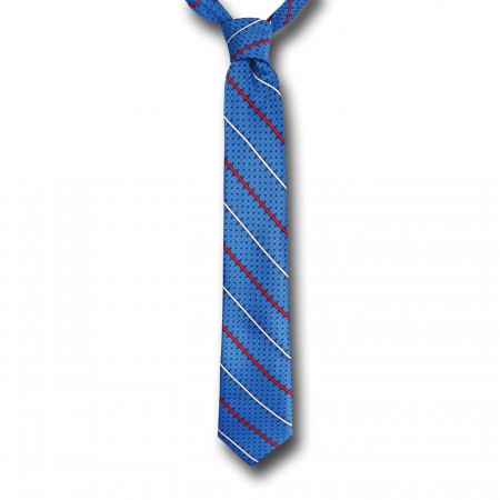 Captain America Red White and Blue Striped Tie