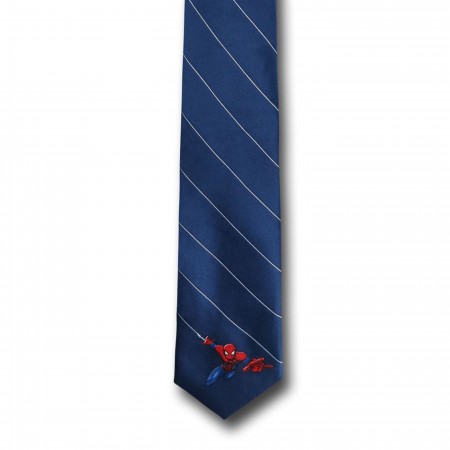 Spiderman Striped Tie