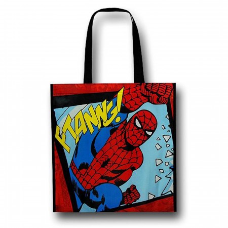 Spiderman Crawler Recycled Shopping Tote