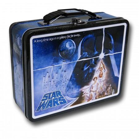 Star Wars New Hope Poster Square Tin Tote