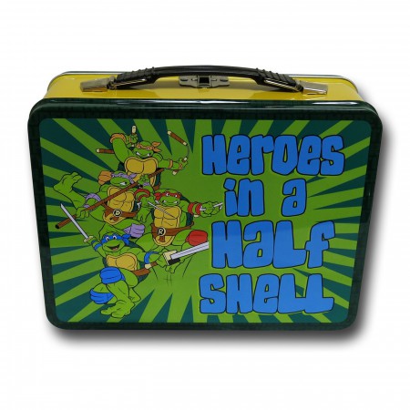 TMNT Fearsome Foursome Tin Lunch Box
