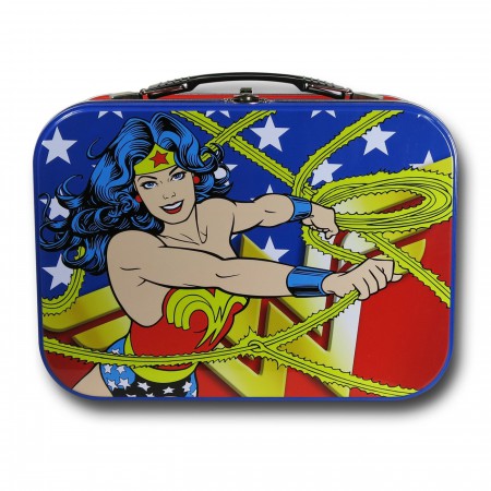 Wonder Woman Stars & Lasso Tin Lunchbox
