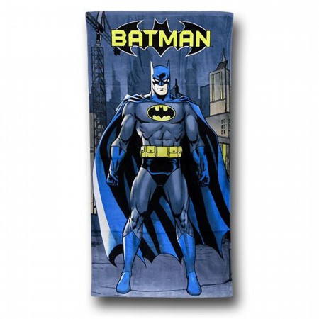 Batman Standing Beach Towel