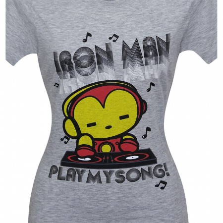 Iron Man Play My Song Women's T-Shirt