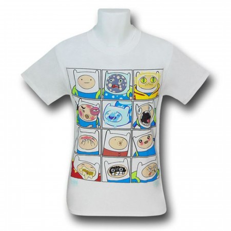 Adventure Time Expressions of Finn T-Shirt