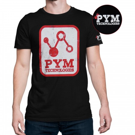 Pym Tech Distressed Logo Men's T-Shirt