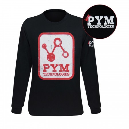 Pym Tech Distressed Logo Men's Long Sleeve T-Shirt