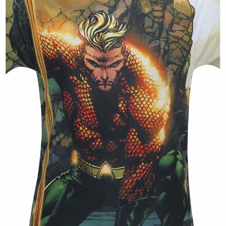 Aquaman Good Vs Evil Men's Sublimated T-Shirt