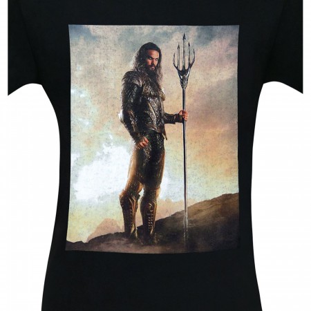 Aquaman Justice League Movie Portrait Men's T-Shirt
