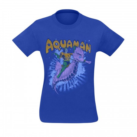 Aquaman And Storm The Seahorse Men's T-Shirt