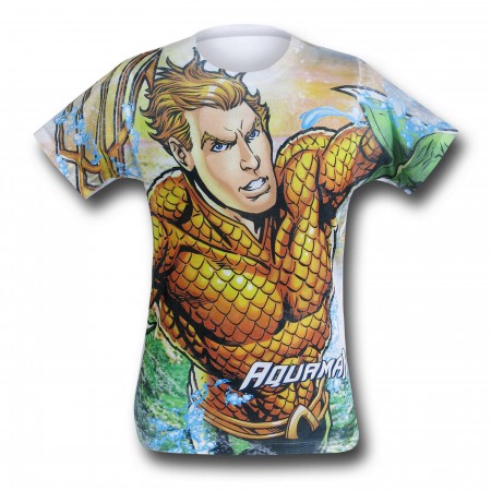 Aquaman Rough Seas Sublimated T-Shirt