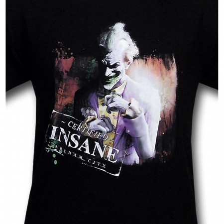 Arkham City Certified Insane Joker T-Shirt