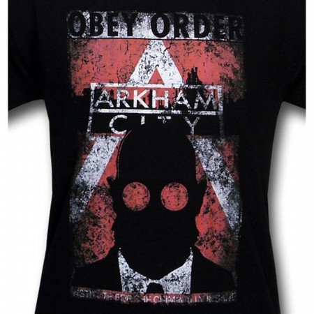 Arkham City Hugo Strange Obey Order T-Shirt