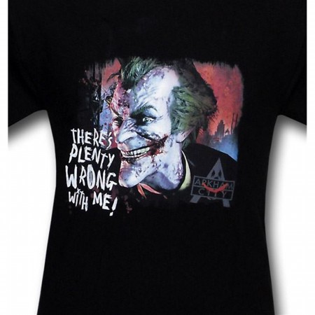 Arkham City Joker "Plenty Wrong" T-Shirt