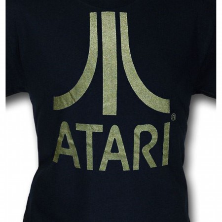 Atari Metallic Symbol Navy T-Shirt