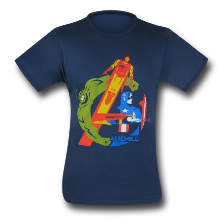 Avengers Artsy "A" Symbol 30 Single T-Shirt