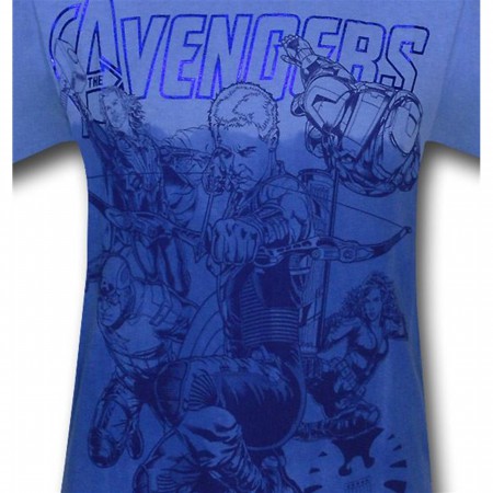 Avengers Movie Hawkeye Takes Point T-Shirt