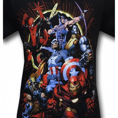 Team Avengers by David Finch T-Shirt
