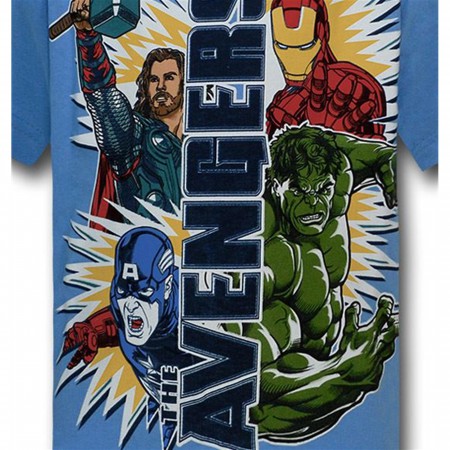 Avengers Movie Color Change Juvenile T-Shirt
