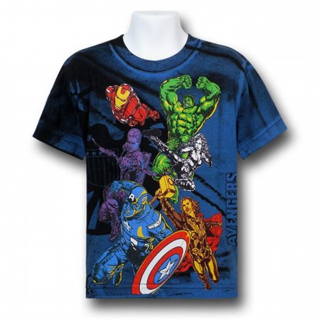 Avengers Movie Action Heroes Juvy T-Shirt