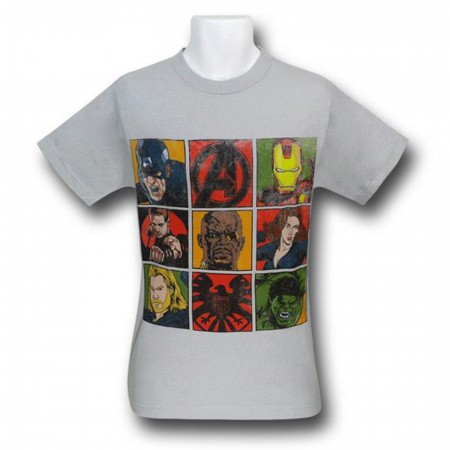 Avengers Movie Hero Bunch T-Shirt