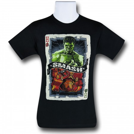 Hulk Vs Hulkbuster Card T-Shirt