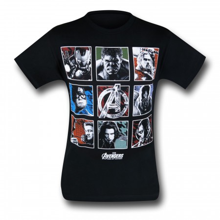 Avengers Age of Ultron Squares T-Shirt