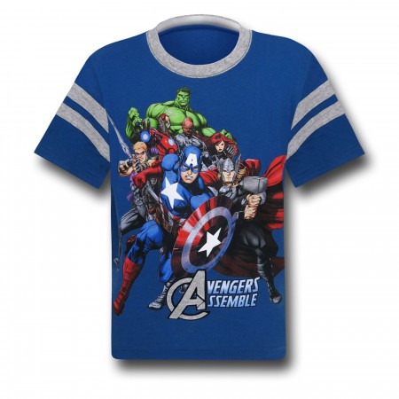 Avengers Assemble Applique Kids T-Shirt