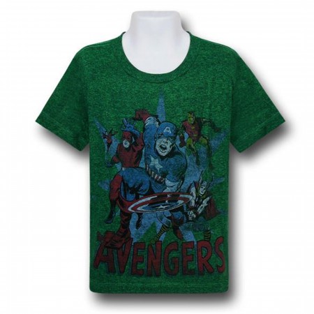Avengers Charge Kids Red Decco T-Shirt