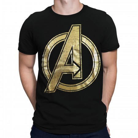 Avengers Gold Logo Men's T-Shirt