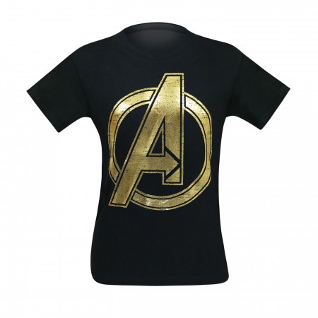 Avengers Gold Logo Men's T-Shirt